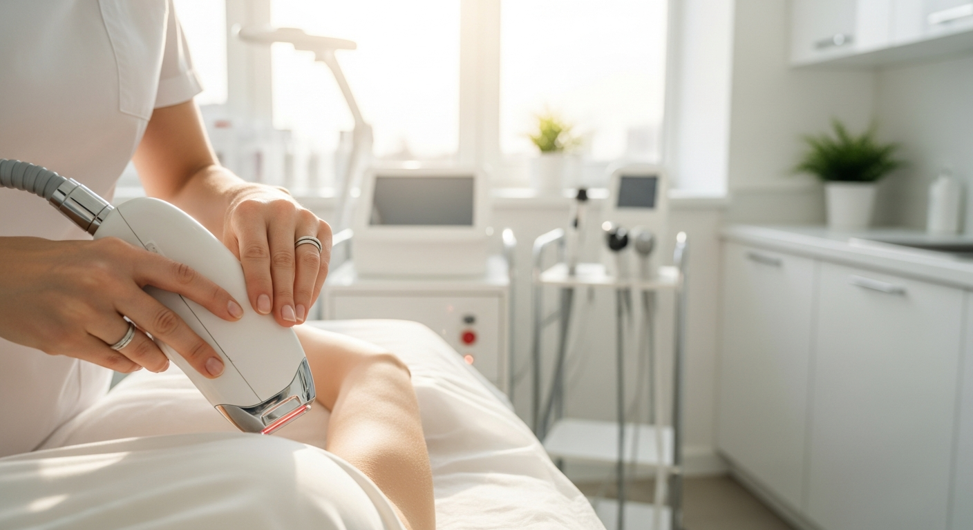 Séance d'épilation laser des aisselles laser des aisselles avec technologie de pointe